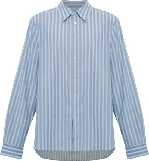 PS Paul Smith Mens Ls Regular Fit Shirt Blue M