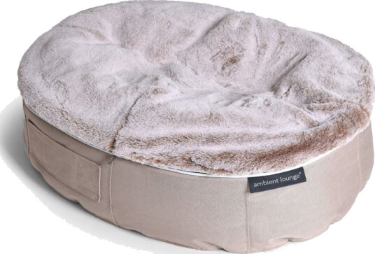 Pet Lounger Hundeseng Sandstorm Cappuccino M Pet Lounger Hundeseng Sandstorm Cappuccino M