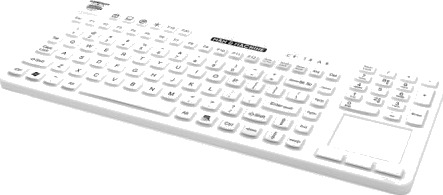 Man & Machine Really Cool Touch Tastatur USB Hvit