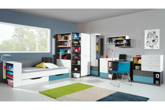 Vegghylle Edinbane 115x25 cm Hvid