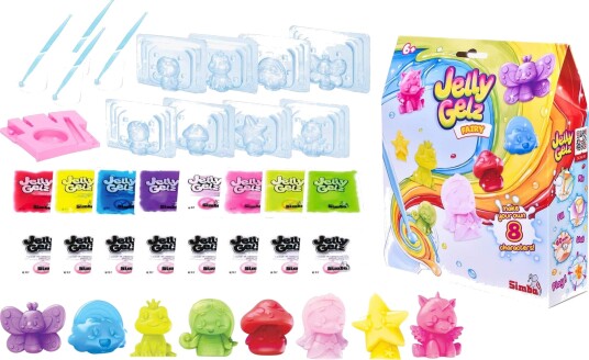 Jelly Gelz Fairy Hobbysett Med Gel Og Former Jelly Gelz Fairy Hobbysett Med Gel Og Former