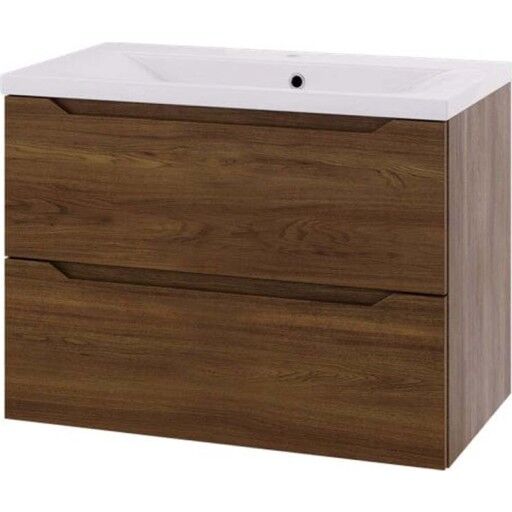 Linn Bad Emma underskap 80x45,7 cm mørk eik