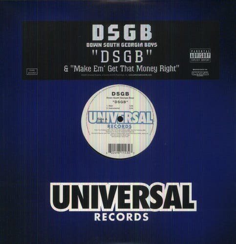Down South Georgia Boyz, DSGB (Down South Georgia Boyz)  Dsgb (X2) / Make Em Get That Money Right (X3)  LP/Vinyl