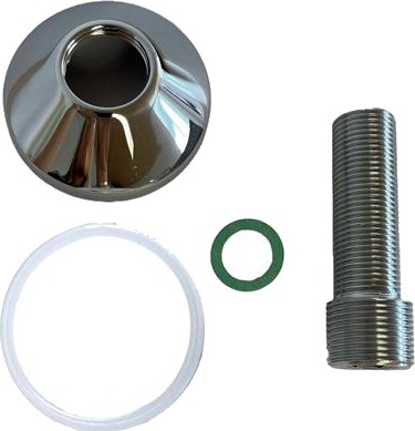 Tilslutningsstykke ½” X ¾”  X 80Mm Rødgods