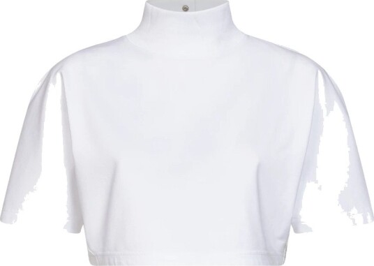 Alaïa Dame Topper Hvit 2XS,
