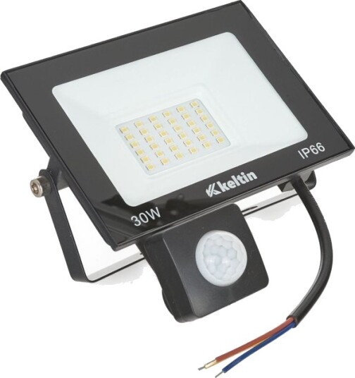 Keltin Led Projektør 30W Med Bevegelsessensor – Kaldhvit 6500K Keltin Led Projektør 30W Med Bevegelsessensor – Kaldhvit 6500K