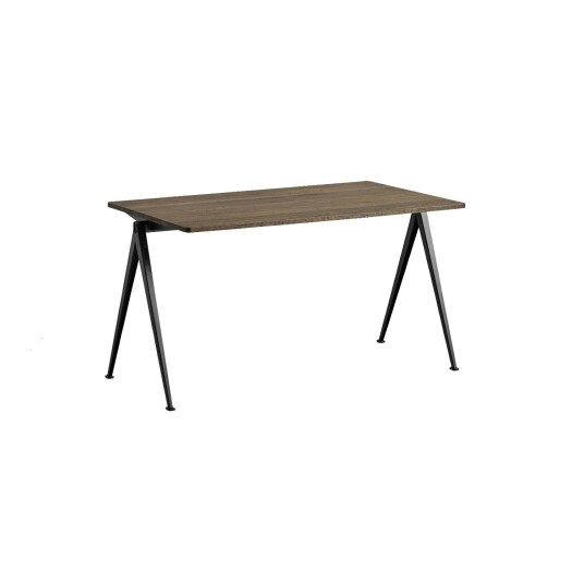 Hay Pyramid Desk 01 140X75 Black Frame/Smoked