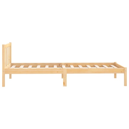 vidaXL Sengeramme heltre furu 90x190 cm 3FT Single