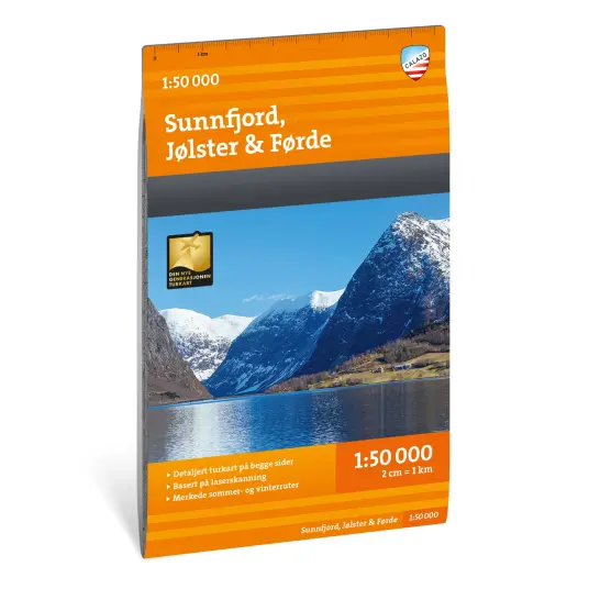 Calazo förlag Turkart Sunnfjord, Jølster & Førde 1:50.000 OneSize, NoColour Calazo förlag Turkart Sunnfjord, Jølster & Førde 1:50.000 OneSize, NoColour