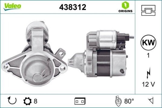VALEO 438312 Starter
