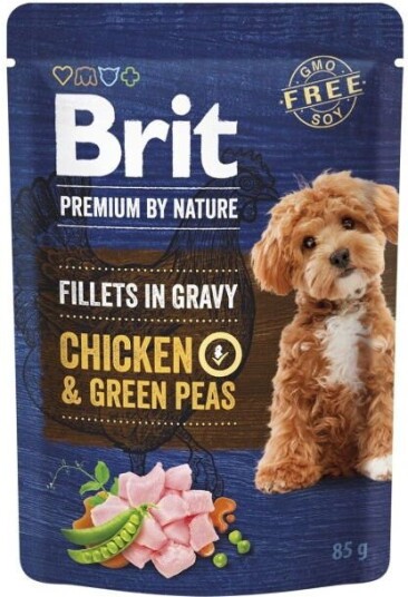 Brit Premium By Nature Dog Chicken & Green Peas 85 G