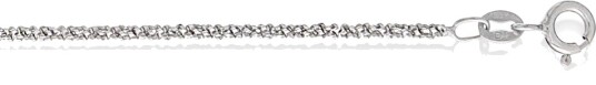 Pan Jewelry Popcorn kjede i 925 sølv 1,8 mm 50 cm