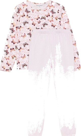 Minymo Pyjamas Ls Set Aop Pink 140