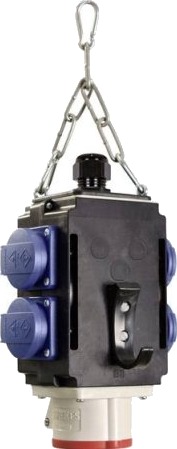 As Schwabe Energie Würfel Ii For Oppheng Ip44 Med 4 Beskyttelsesbokser 16A 230V Og 1 Cee 16A 400V 5P 60733