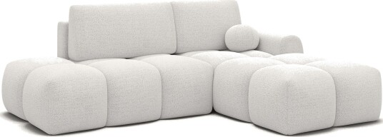 Vittario 3 seters Bubblig sovesofa med divan og oppbevaring Høyre Royal 01