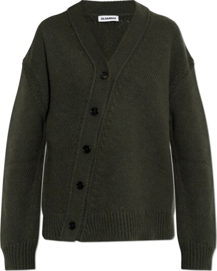 Jil Sander Dame Strikkevarer Grønn XL,