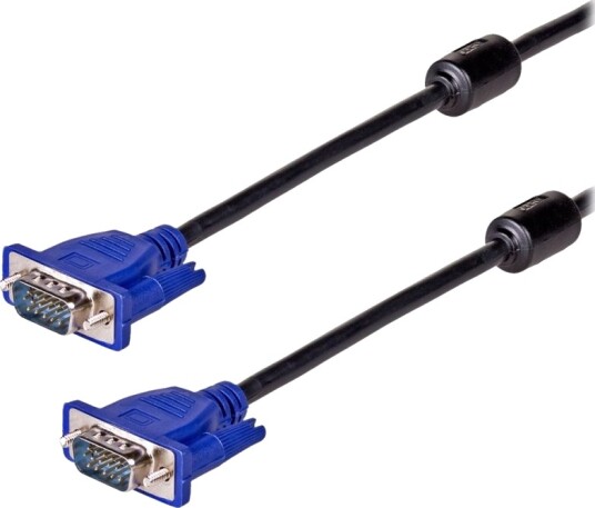 Akyga Ak Av 14 Vga Kabel Hd 15 Vga Hann Til Hd 15 Vga Hann 5 M Tommelskruer Svart