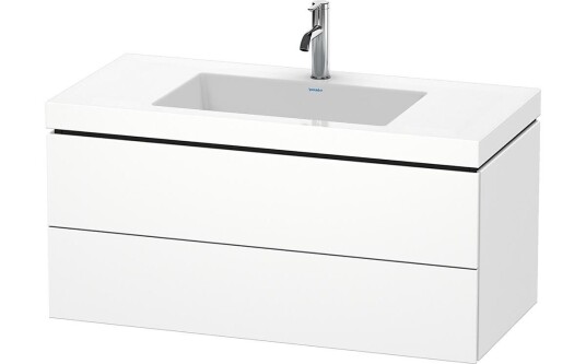 Duravit L-Cube Servantskap m/2 skuffer 1000x500x480 mm Hvit Matt