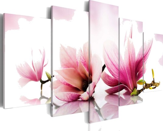 Bilde Magnolias Pink Flowers 200x100 Artgeist sp. z o. o.