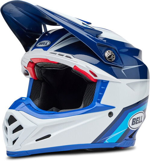 BELL Crosshjelm Moto-9S Flex Blå