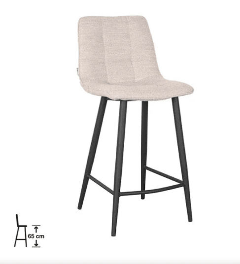 Trend Collection Jelt Barstol Lav Natur Bouclé Trend Collection Jelt Barstol Lav Natur Bouclé