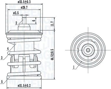 Termostat MAGNETI MARELLI 352317005090