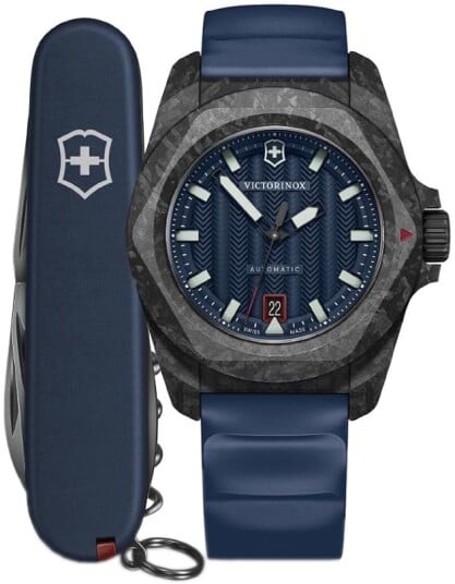 Victorinox Herreklokke 242022.1 I.N.O.X. Blå/Gummi Ø41 mm Victorinox Herreklokke 242022.1 I.N.O.X. Blå/Gummi Ø41 mm