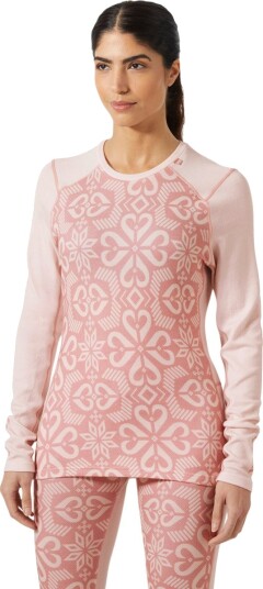 Helly Hansen W Lifa Merino Midw Gra Crew - Pink - XS Helly Hansen W Lifa Merino Midw Gra Crew - Pink - XS
