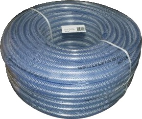 Vannslange PVC klar armert 1/2" 50 meter