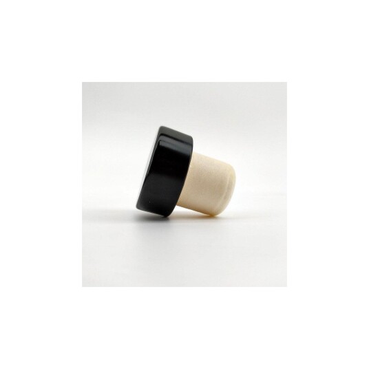 Black cork lid for Spirit glass bottles for flasker med 20mm åpning Black cork lid for Spirit glass bottles for flasker med 20mm åpning