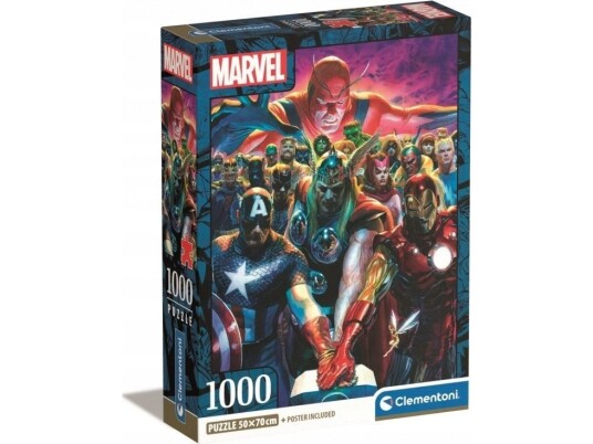 Clementoni Puslespill 1000 Stk. Marvel Avengers The Avengers