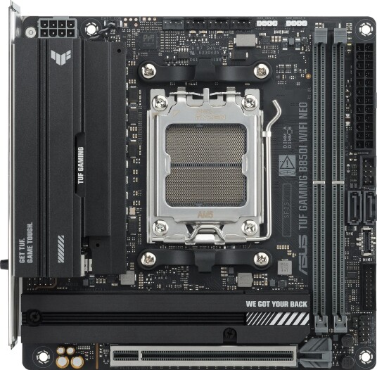 ASUS TUF B850I WiFi NEO Mini-ITX Hovedkort med AMD AM5 Chipset ASUS TUF B850I WiFi NEO Mini-ITX Hovedkort med AMD AM5 Chipset