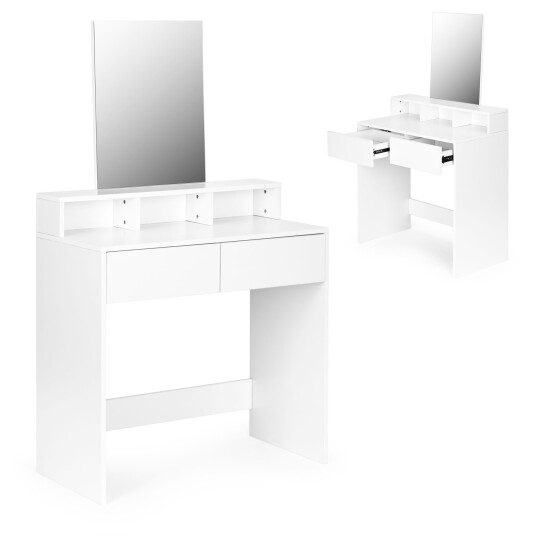 Selgro Stor moderne sminkebord speil skuffer ModernHome