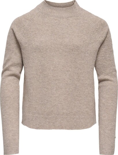 Kids Only Genser KogRica Noos Strikk Beige/Melange Kids Only 7 8 år (122 128) Genser Brun