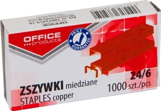 Office Products Kontorprodukter 24/6 Kobberstifter 1000 Stk