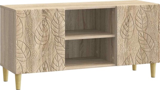 TV skap 102 x 34,5 x 50 cm Sonoma eik Konstruert tre TV skap 102 x 34,5 x 50 cm Sonoma eik Konstruert tre