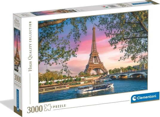 Clementoni HQ Puslespill 3000 brikker Iron Lady i rosa