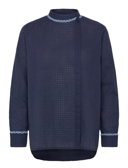 nué notes Maroussi Shirt Navy 32 nué notes Maroussi Shirt Navy 32