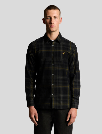 Lyle & Scott Tartan Corduroy Shirt Multi/patterned S Lyle & Scott Tartan Corduroy Shirt Multi/patterned S