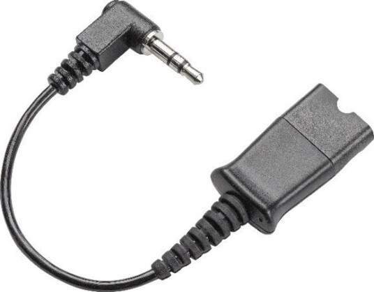Poly - Hodetelefonkabel - Quick Disconnect Til Minijakk - 15 Cm - For Poly Encorepro Poly - Hodetelefonkabel - Quick Disconnect Til Minijakk - 15 Cm - For Poly Encorepro