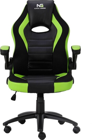 Nordic Gaming Charger V2 Gamingstol Svart Grønn