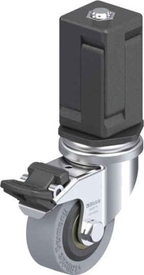 Blickle 847979 Lra-Vpa 50K-Fi-Ev07 Styrehjul Med Brems Hjuldiameter: 50 Mm Bæreevne (Maks.): 40 Kg 1 Stk
