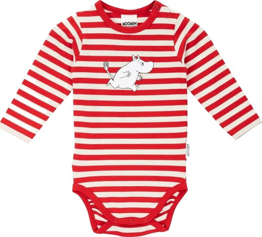 MOOMIN Randig Body RED 74