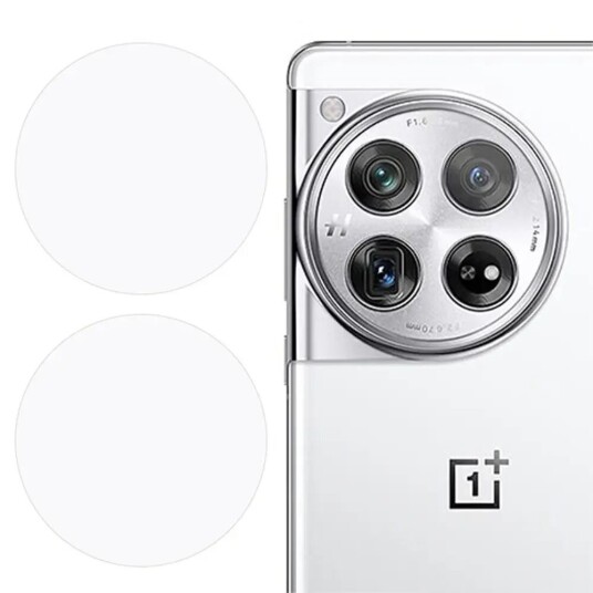 INCOVER OnePlus 12 Herdet Beskyttelsesglass for Kameralinse - 9H - Gjennomsiktig
