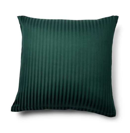 Borg Living Putetrekk - 100% Bomullssateng - Stripet grønn - 60x63cm