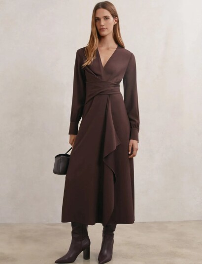 Reiss Mira   Burgundy   38