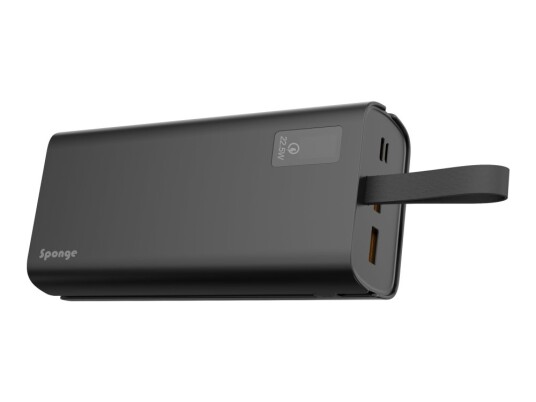 Sponge Energy - Strømbank - 30000 Mah - 22.5 Watt - 3 A - Quick Charge - 3 Utgangskontakter (24 Pin Usb-C, 2 X Usb) Sponge Energy - Strømbank - 30000 Mah - 22.5 Watt - 3 A - Quick Charge - 3 Utgangskontakter (24 Pin Usb-C, 2 X Usb)