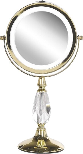 Sminkspegel Beliani Maury Guld GOLD VALUE_MISSING_2