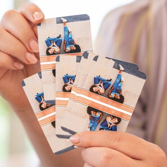 Kortspill med Personlig Bakside og Foto Kortspill med Personlig Bakside og Foto