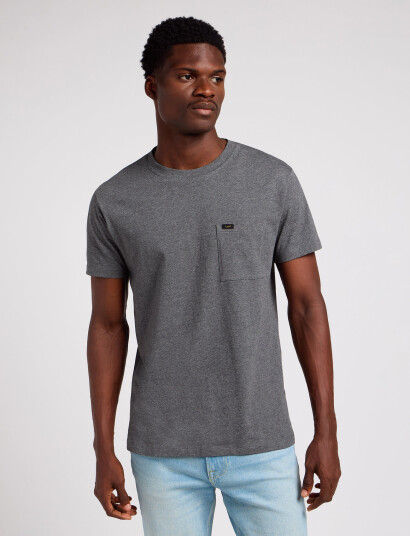 Lee Jeans Ultimate Pocket Tee - Grey - XXL